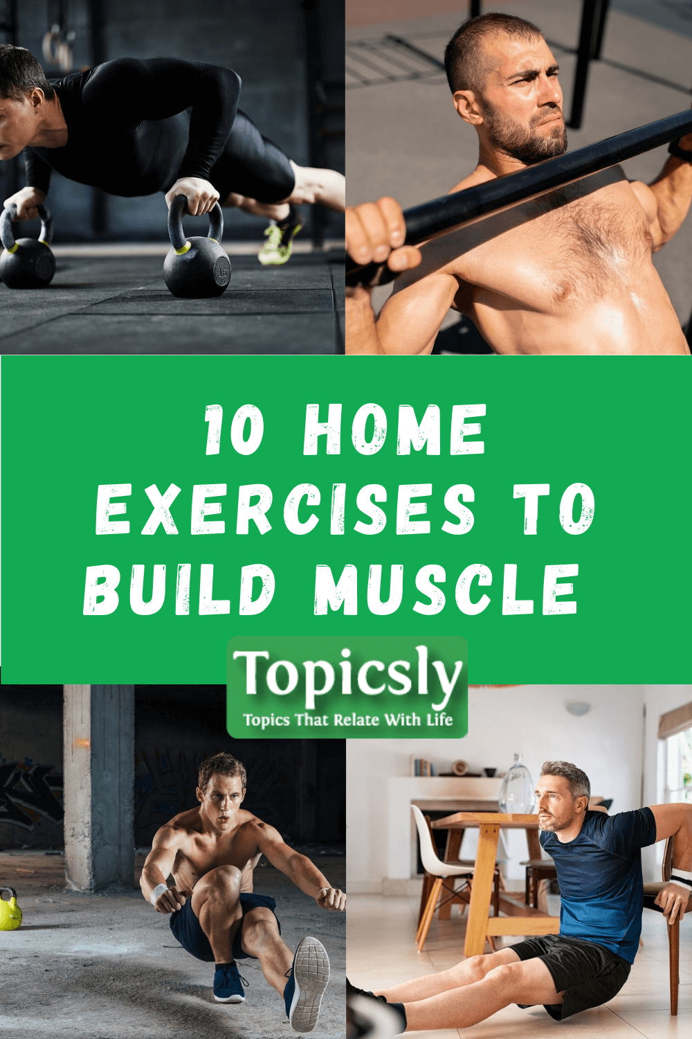 Top 10 Easy Home Exercises To Build Muscle Without Weights