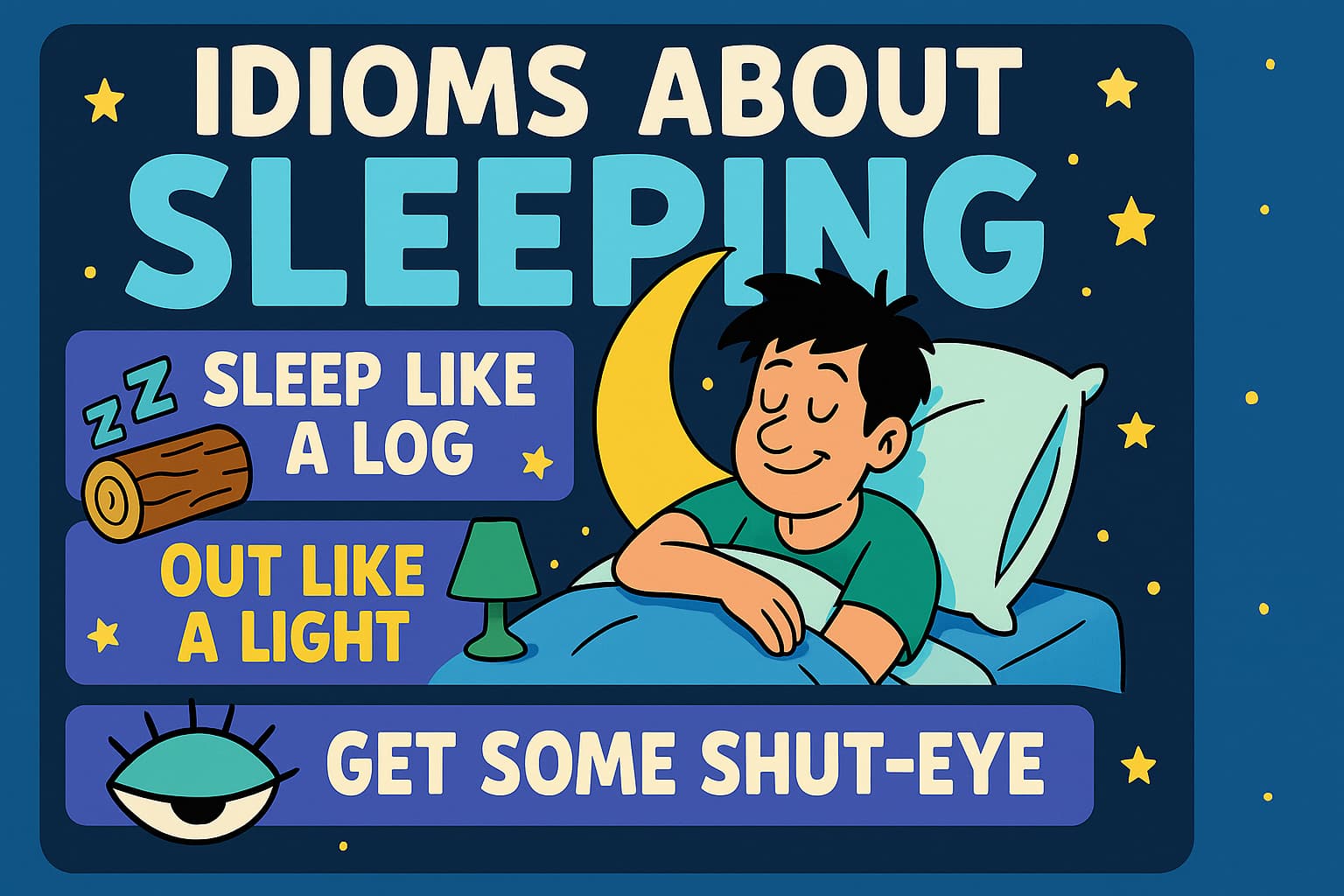 35 Idioms About Sleeping Meanings, Examples & Quiz to Boost Your English