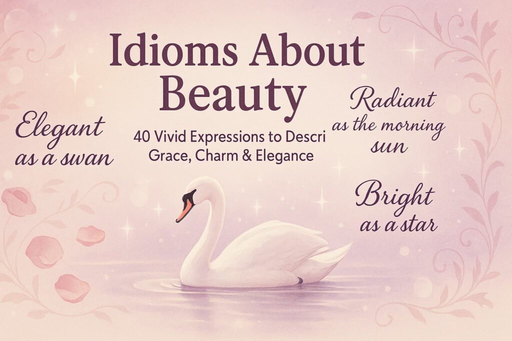 40 Idioms About Beauty Meanings, Usage, and Interactive Quiz