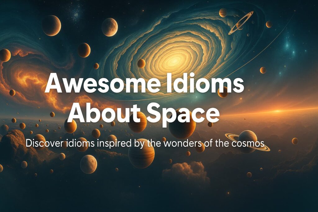 40 Space Idioms Meanings, Examples & Quiz to Expand Your English