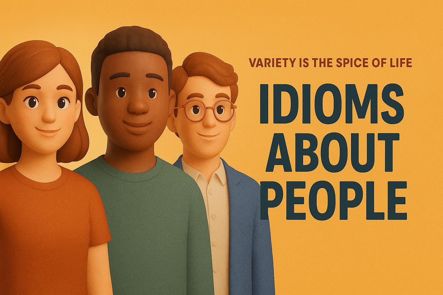 51 Idioms About People Meanings, Examples & Quiz to Boost Your English