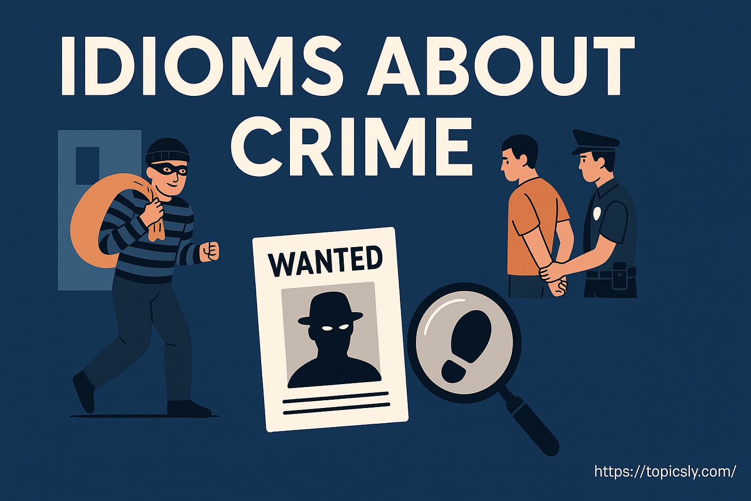 Essential English Idioms About Crime Meanings, Examples, and Practice