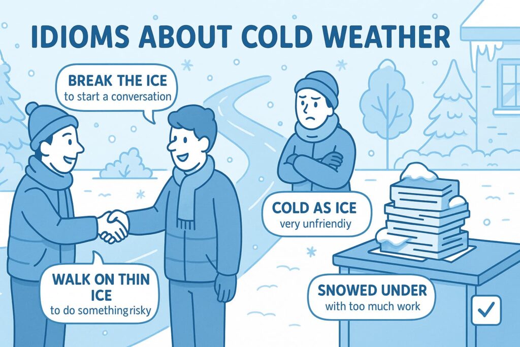 Idioms About Cold Weather Meanings, Examples & Quiz