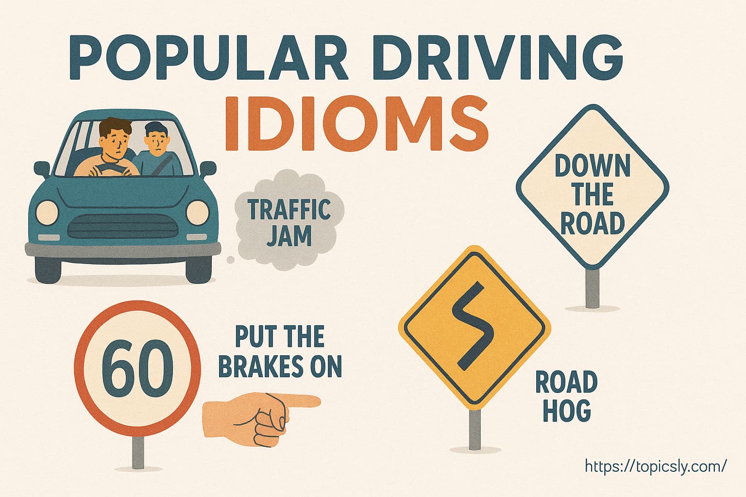 Popular Driving Idioms Meanings, Examples & Quiz to Boost Your English