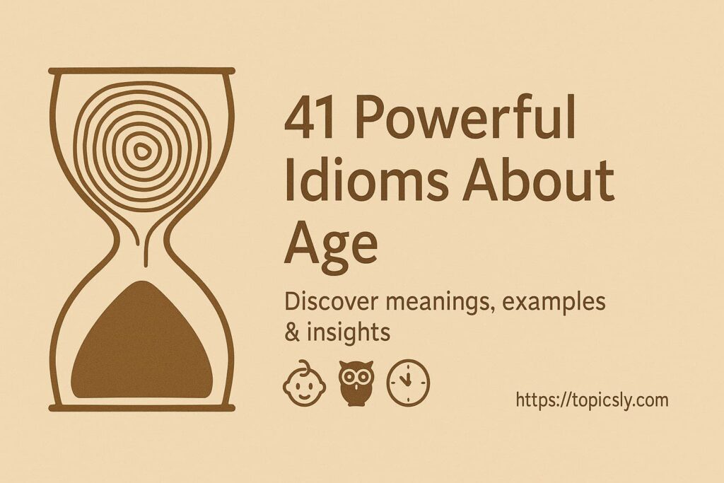 41 Powerful and Unique English Idioms About Age